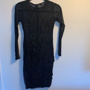 Lace mini dress